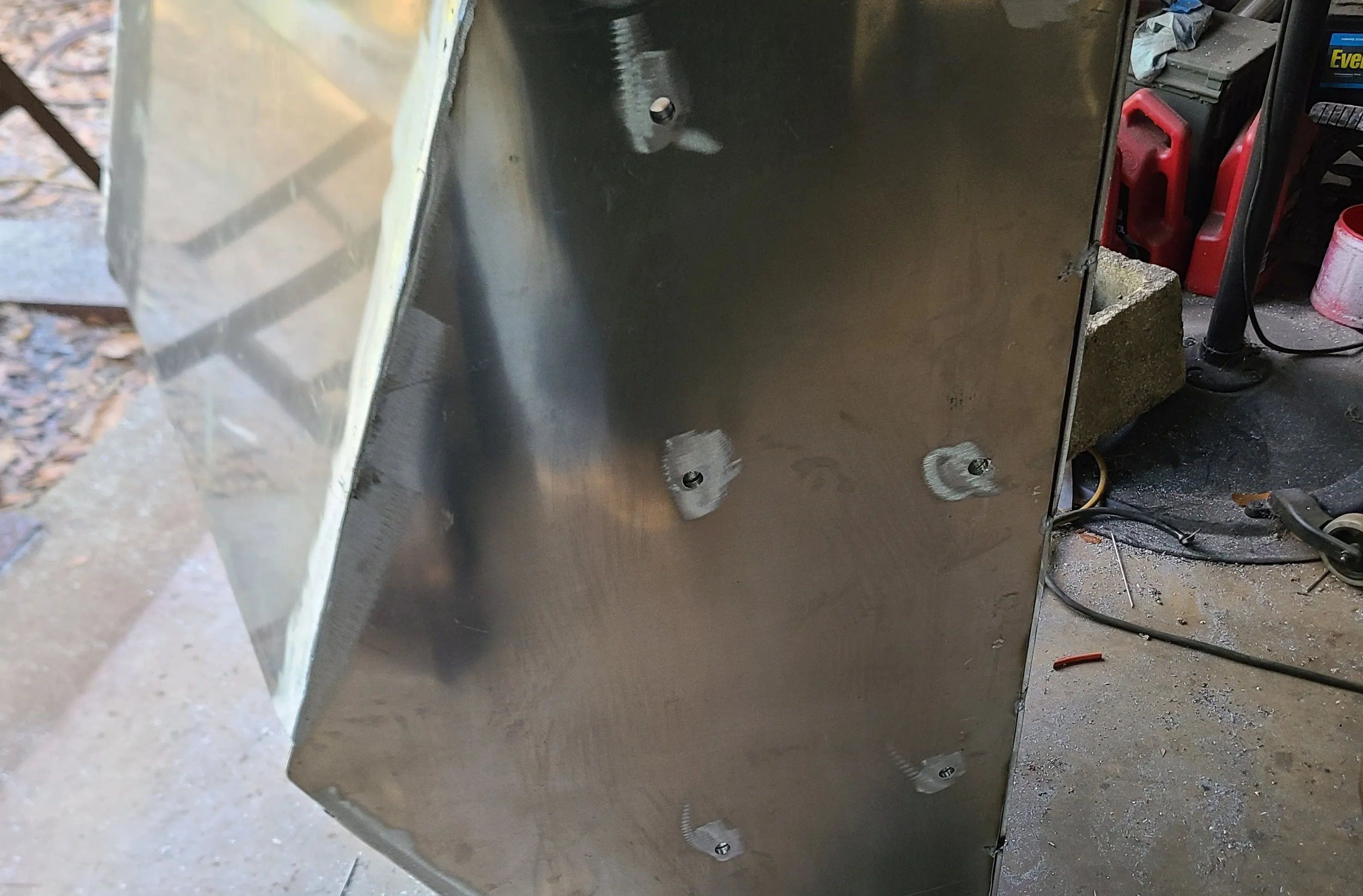 Safety-focused welder with proper protective equipment